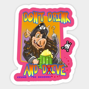 Don't Drink and Dive Sticker